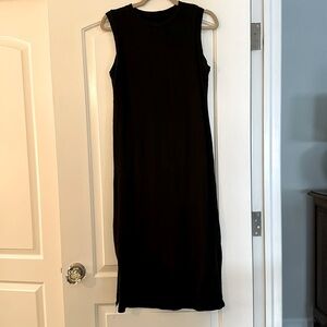 Universal thread, extra small, black cotton dress